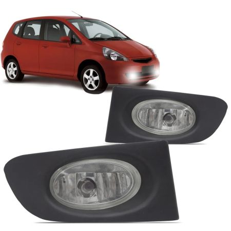 Kit Farol de Milha Honda Fit 2003/2005 