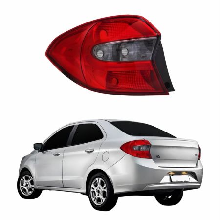 Lanterna Traseira Ford KA Sedan Ré Fumê 2018 Esquerdo 